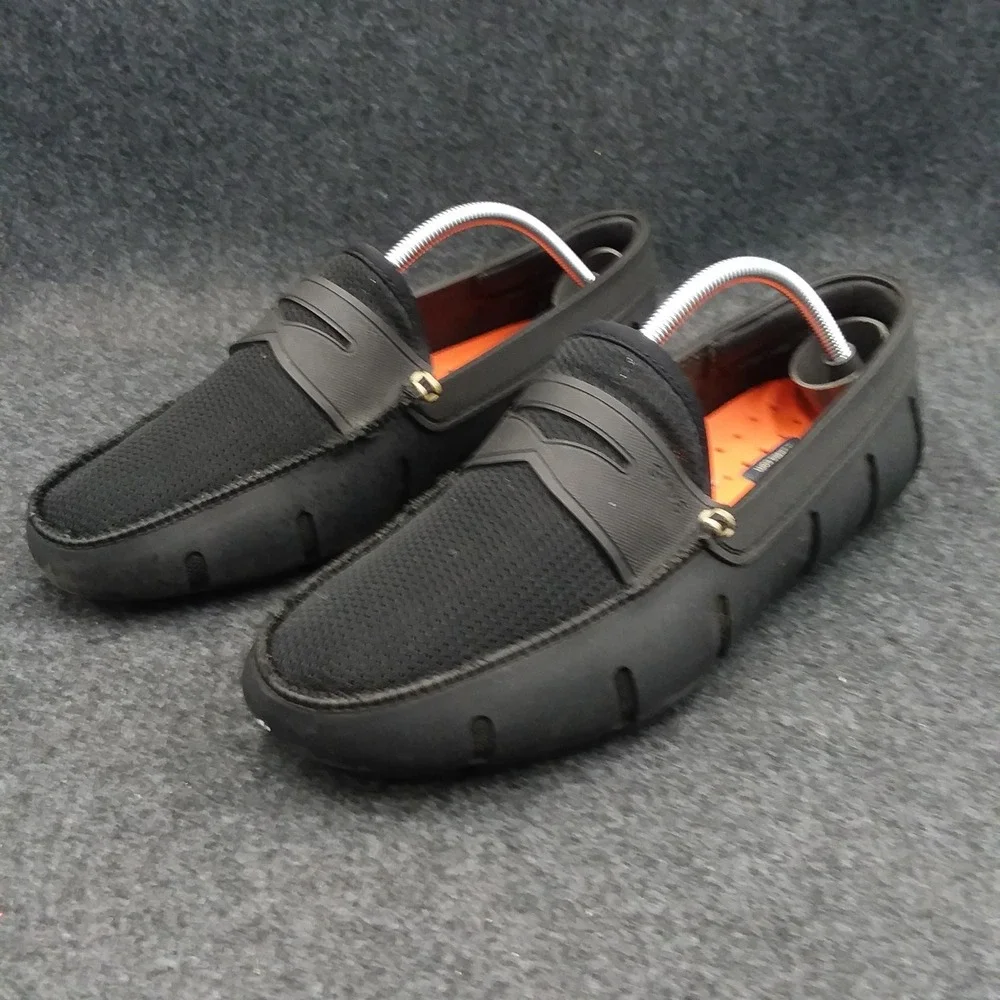SWIMS Penny Loafers Slip-On Mesh Moccasins Classic Boat/Deck Shoes Men's Size 7‎